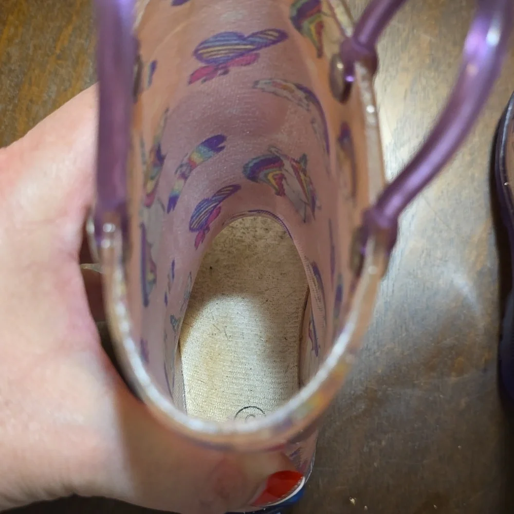 Zoogs Light‎ Up Unicorn Rainboots Size 6